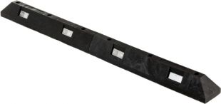 Separator, ogranicznik odbojnik parkingowy 175x15x12 cm - PCV, czarny B