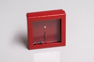 Skrzynka na klucz ewakuacyjny metalowa 10x10x1,9 cm