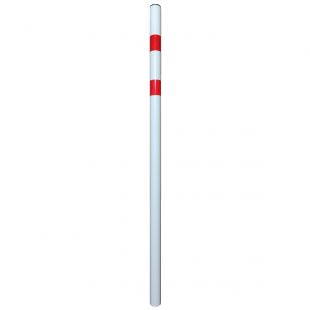 Słupek metalowy do wbetonowania, 130(80)cm, parking, chodnik, blokujący