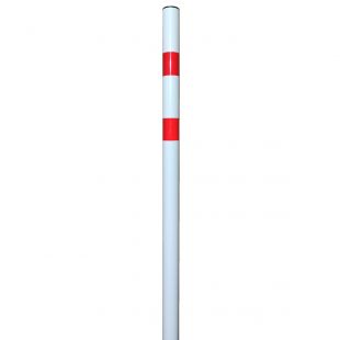 Słupek metalowy do wbetonowania, 130(80)cm, parking, chodnik, blokujący