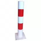 Słupek metalowy, stopa, 80cm, parking, chodnik, blokujący U-12c