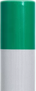 Słupek PCV, do wkopania, wbetonowania, 150(110)cm, U-2 krawędziowy, drogowy, zielony