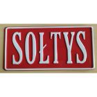 Sołtys - tabliczka tłoczona aluminiowa