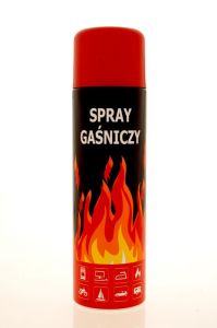 Spray gaśniczy - Podręczny sprzęt gaśniczy – rodzaje