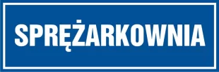 Sprężarkownia - znak informacyjny - PB144
