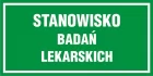 Stanowisko badań lekarskich - znak, tablica wojskowa - NF019