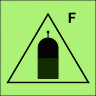 Stanowisko zdalnego uwalniania (F-piana) - znak morski - FI063