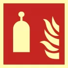 Stanowisko zdalnego uwalniania - znak przeciwpożarowy ppoż - BAF014