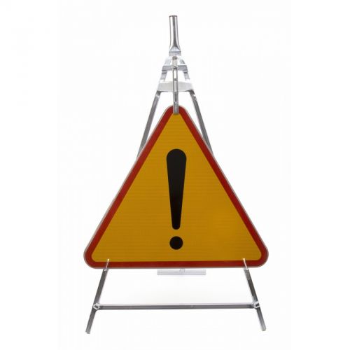 Stojak na znaki drogowe składany ocynkowany - Elementy do montażu znaków drogowych