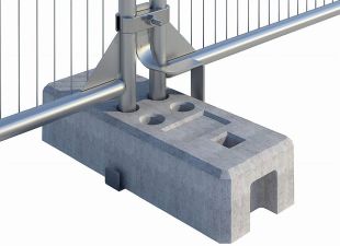 Stopa podstawa betonowa pod ogrodzenie metalowe