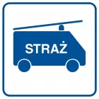 Straż pożarna - znak informacyjny - RA078