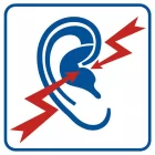 Strefa wzmożonego hałasu - znak informacyjny - RA109