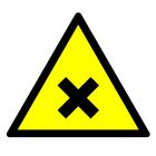 Substancja szkodliwa lub drażniąca - znak bhp ostrzegający, informujący - GE022