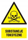 Substancje toksyczne - znak bhp ostrzegający, informujący - GF005