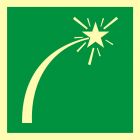 Sygnał niebezpieczeństwa sprzętu ratowniczego - znak morski - FB052