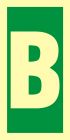 Symbol stacji ewakuacyjnych B - znak morski - FE012