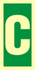 Symbol stacji ewakuacyjnych C - znak morski - FE013