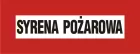 Syrena pożarowa - znak przeciwpożarowy ppoż - BC119