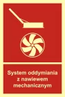 System oddymiania z nawiewem mechanicznym - znak przeciwpożarowy ppoż - BB017