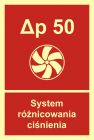System różnicowania ciśnienia - znak przeciwpożarowy ppoż - BB018