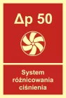 System różnicowania ciśnienia - znak przeciwpożarowy ppoż - BB018