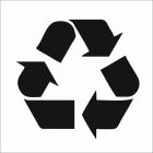 Szablon malarski drogowy - Recykling, segregacja