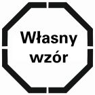 Szablon malarski drogowy - wg własnego wzoru, na zamówienie