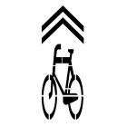 Szablon znaku drogowego P-27 Ścieżka rowerowa