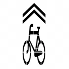 Szablon znaku drogowego P-27 Ścieżka rowerowa