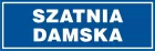 Szatnia damska - znak informacyjny - PB041