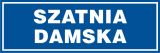 Szatnia damska - znak informacyjny - PB041 - Pomieszczenia socjalne dla pracowników – oznakowanie i przepisy
