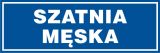 Szatnia męska - znak informacyjny - PB042 - Pomieszczenia socjalne dla pracowników – oznakowanie i przepisy
