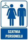 Szatnia personelu - znak informacyjny - RB015