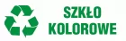 Szkło kolorowe 2 - znak informacyjny, segregacja śmieci - PA080
