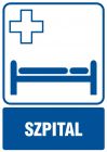 Szpital - znak informacyjny - RF001