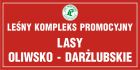 Tablica informacyjna o leśnym kompleksie (z symbolem lasów państwowych) - znak, lasy - OB027