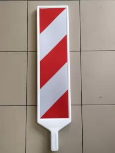 Tablica kierująca PCV U-6c U-6d - separator jezdni rozdzielający pasy ruchu, dwustronna, drogowa
