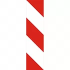 Tablica kierująca wąska na lewą stronę jezdni U-6c metalowa