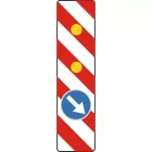 Tablica kierująca wysoka ze światłami U-21e metalowa