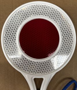 Tarcza do zatrzymywania pojazdów kierowania ruchem Lizak drogowy bez podświetlania