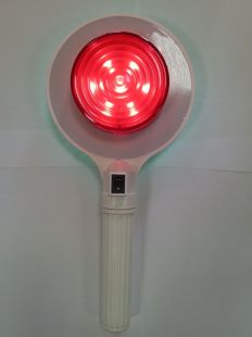 Tarcza do zatrzymywania pojazdów kierowania ruchem Lizak drogowy podświetlany LED