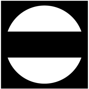 Tarcza sygnału Z1 30x30 cm - znak kolejowy