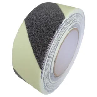 Taśma antypoślizgowa czarno-fotoluminescencyjna 10m