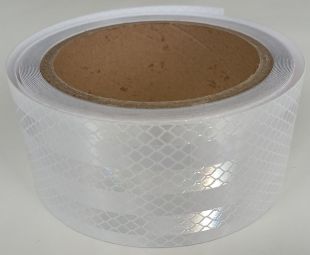 Taśma odblaskowa samoprzylepna konturowa-mikropryzmatyczna, biała