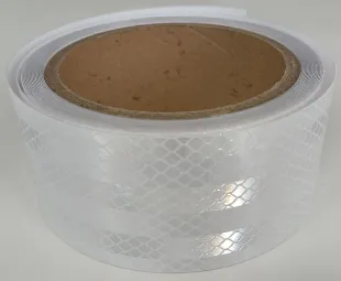 Taśma odblaskowa samoprzylepna konturowa-mikropryzmatyczna, biała