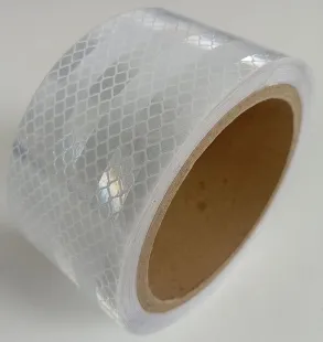 Taśma odblaskowa samoprzylepna konturowa-mikropryzmatyczna, biała