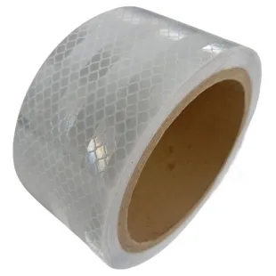 Taśma odblaskowa samoprzylepna konturowa-mikropryzmatyczna, biała