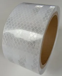 Taśma odblaskowa samoprzylepna konturowa-mikropryzmatyczna, biała