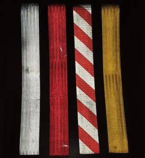 Taśma odblaskowa samoprzylepna konturowa-mikropryzmatyczna, czerwona