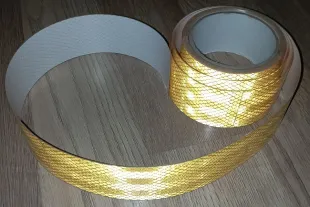 Taśma odblaskowa samoprzylepna konturowa-mikropryzmatyczna, żółta